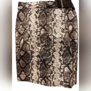 MICHAEL KORS Womens Snake Print Skirt - Sz 4